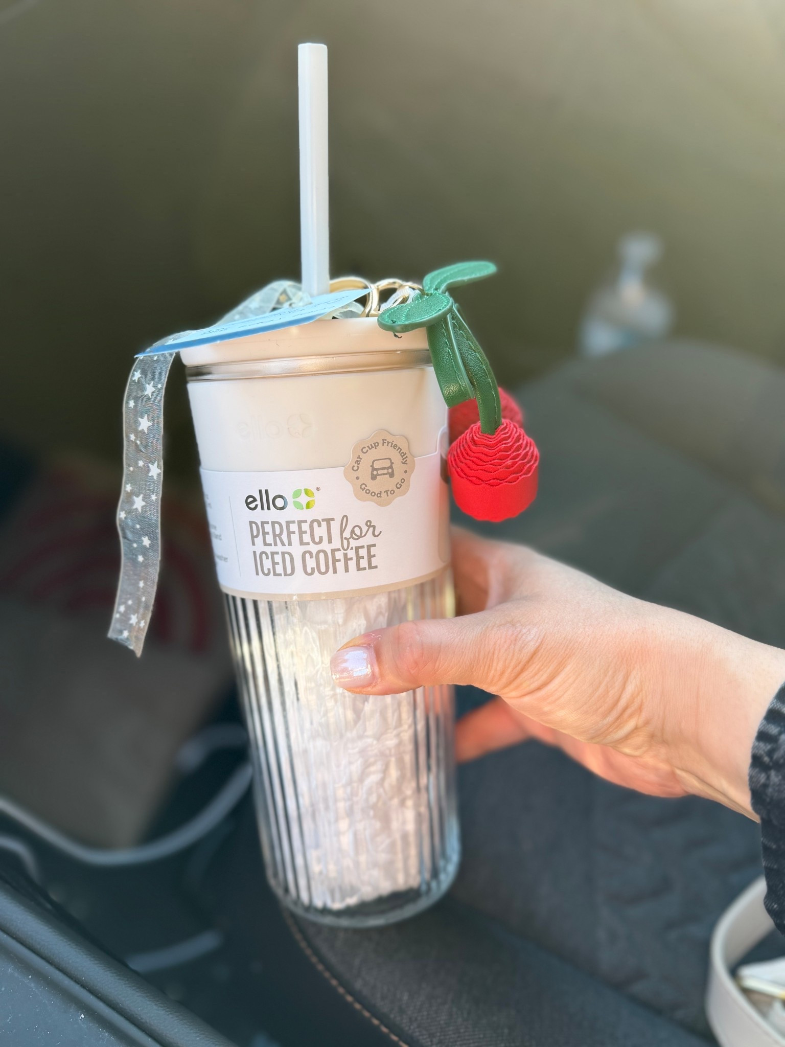 The perfect quick gift for a teacher, casual birthday, friend, mom friend. The bag charm is so cute!