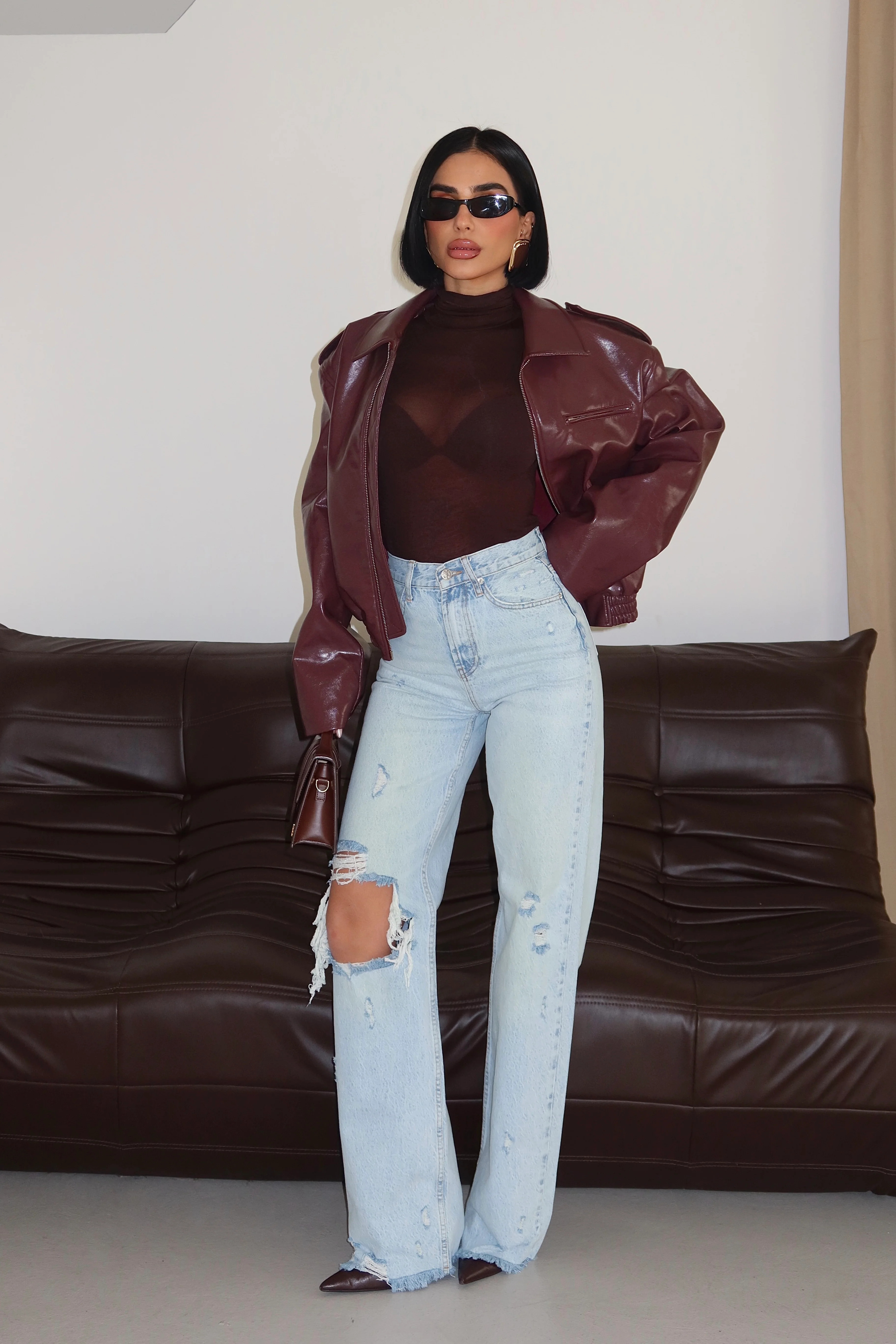 Straight Tassel Hem Jeans | PIRAL Denim | PIRAL