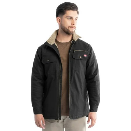 Wrangler Workwear Men s Mock Neck Jacket with Inner Linning Insulating Fabric  Size S-3XL | Walmart (US)