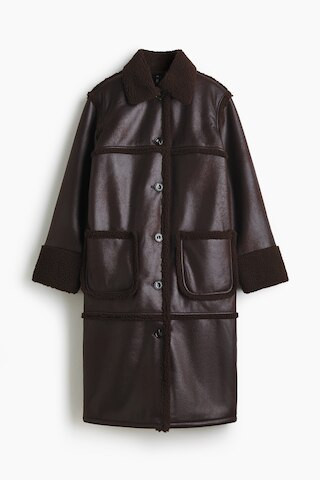 H & M - Double-faced coat - Brown | H&M (UK, MY, IN, SG, PH, TW, HK)