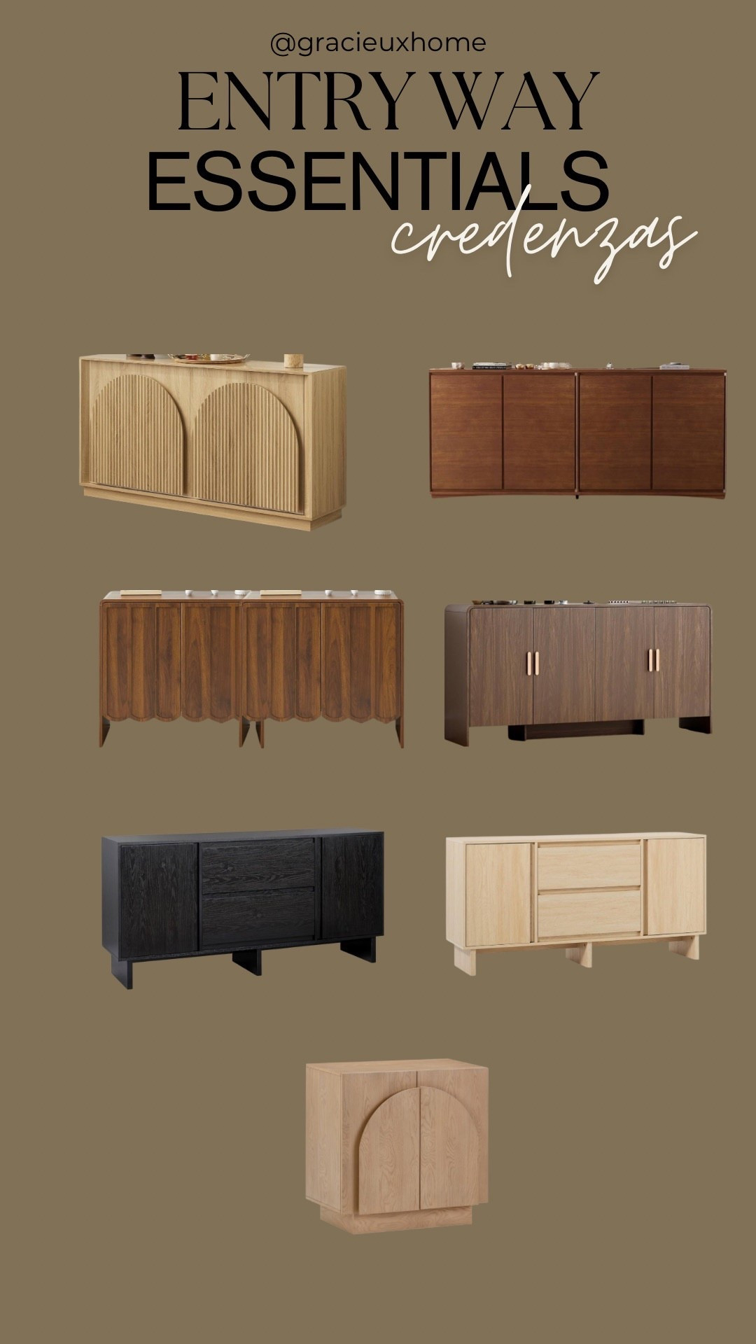 Affordable credenza options for entry way

#LTKHome