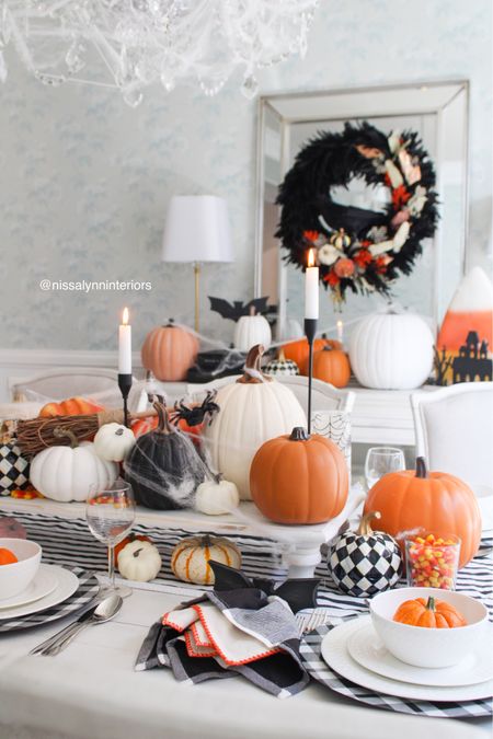 The dining room is all dressed up in spooktacular Halloween decor ready for Halloween night!🎃

Entertaining
Halloween decor
Halloween decorations 
Halloween decorating ideas
Spooktackular 
Holiday decor
Halloween magic
Neutral decor
Holiday ideas
Seasonal decor
Interior Decorator 
Halloween fun
Halloween dinner




#LTKHalloween #LTKSeasonal #LTKHoliday