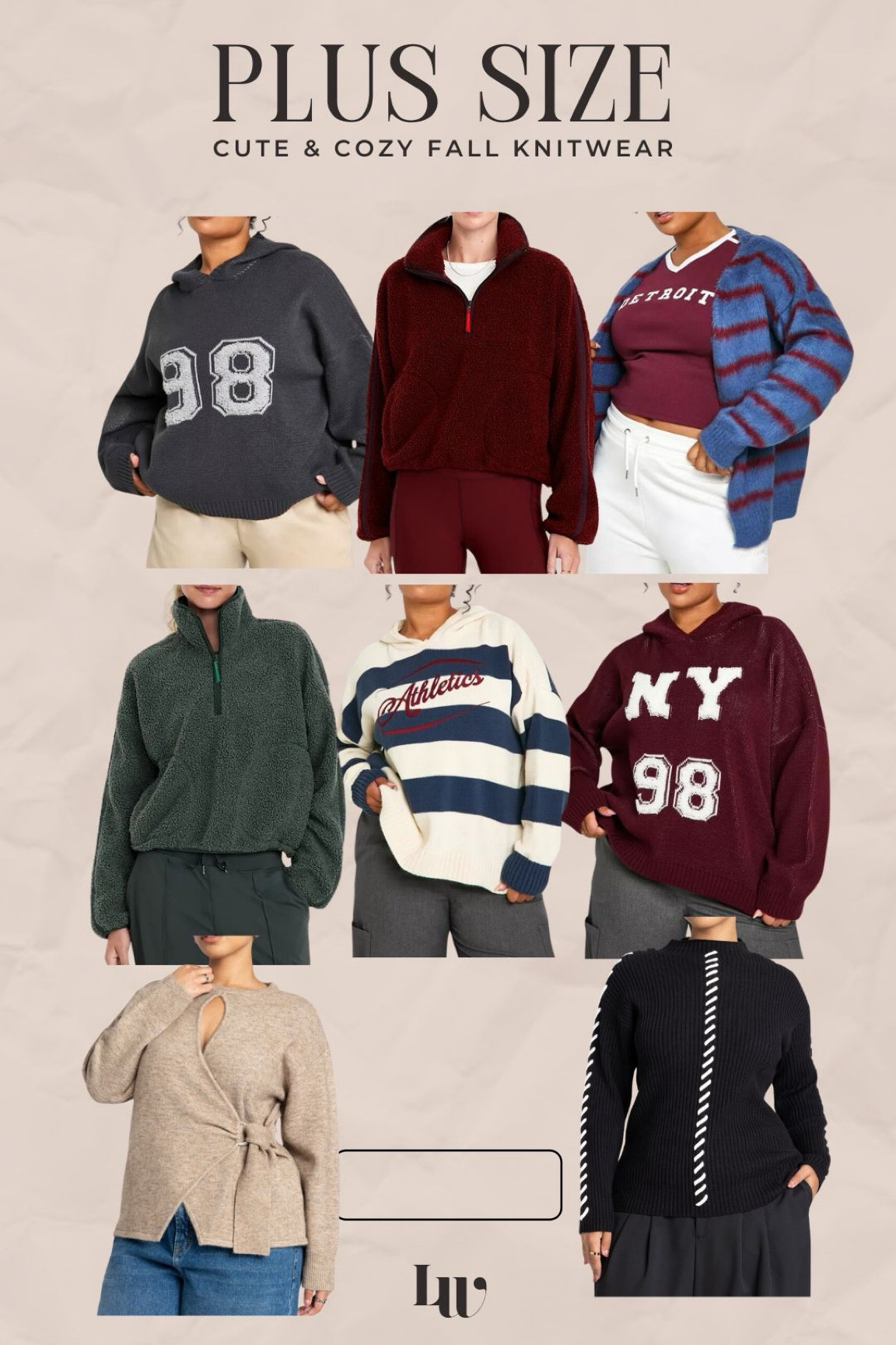 Plus size cozy knit fall sweaters 

#LTKautumn #LTKplussize #LTKworkwear
