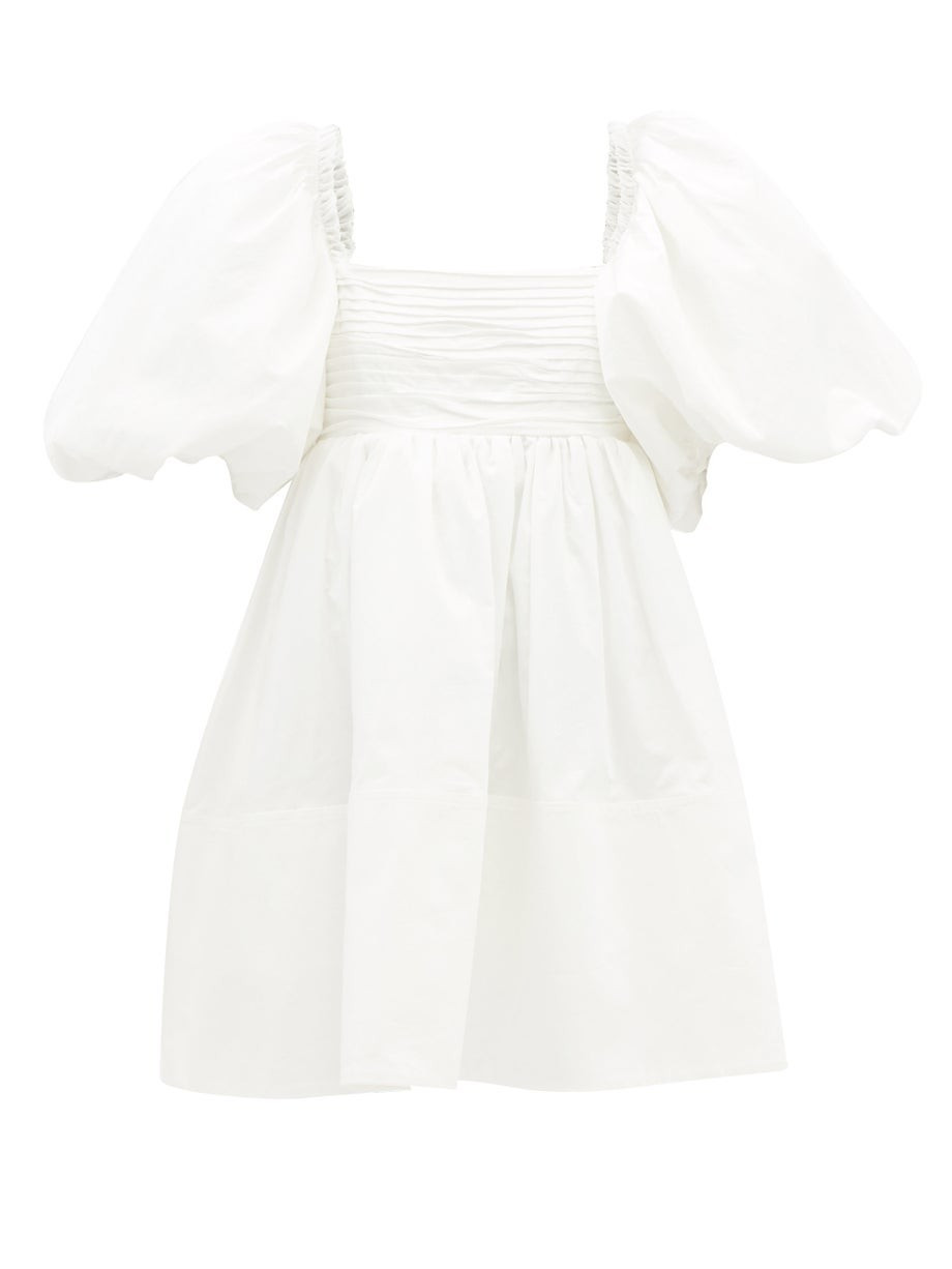Casabianca puff-sleeve cotton-poplin dress | Aje | Matches (US)