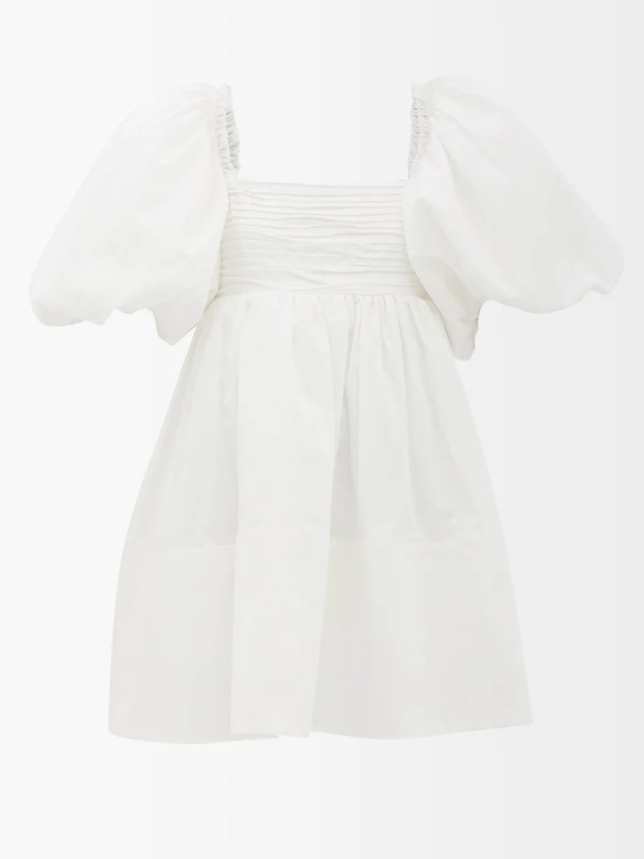 Casabianca puff-sleeve cotton-poplin dress | Aje | Matches (US)