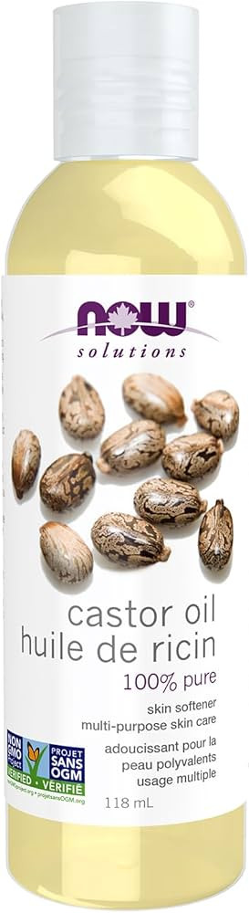 NOW Solutions, Castor Oil, 100% Pure Versatile Skin Care, Multi-Purpose Skin Softener, 118ml | Amazon (CA)