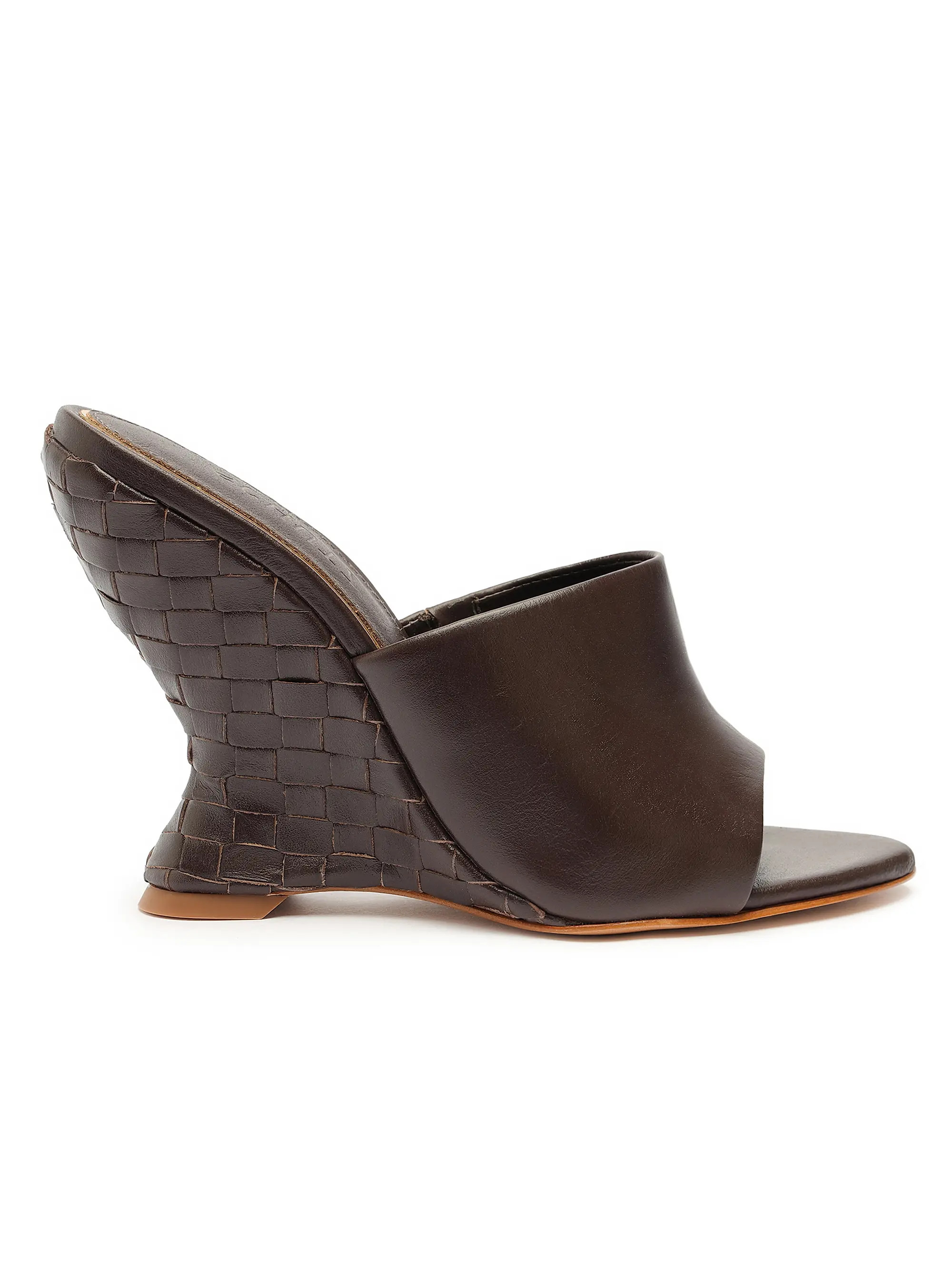 April 109MM Leather Wedge Sandals | Saks Fifth Avenue