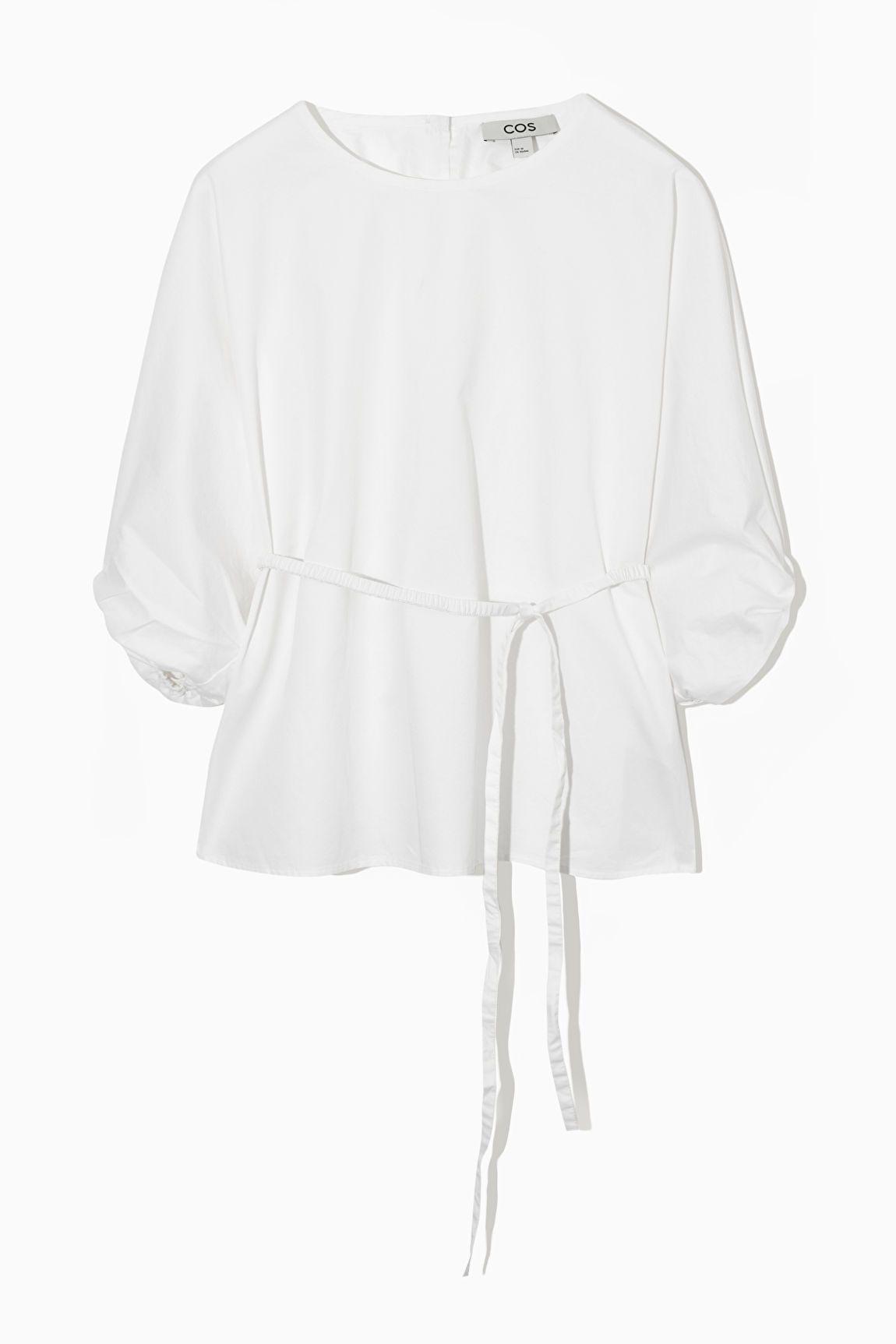 BELTED PUFF-SLEEVE BLOUSE | COS UK