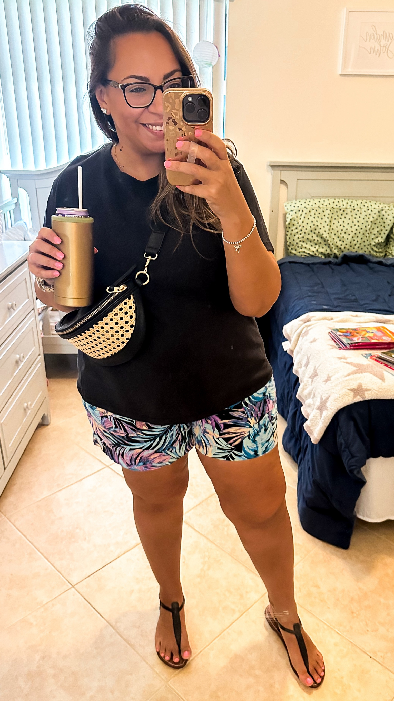 • tee - Nuuds
• shorts - Walmart
• sandals - Sam Edelman
• crossbody bag - Target
• earrings - Nordstrom 

#LTKMidsize #LTKFindsUnder50 #LTKOver40