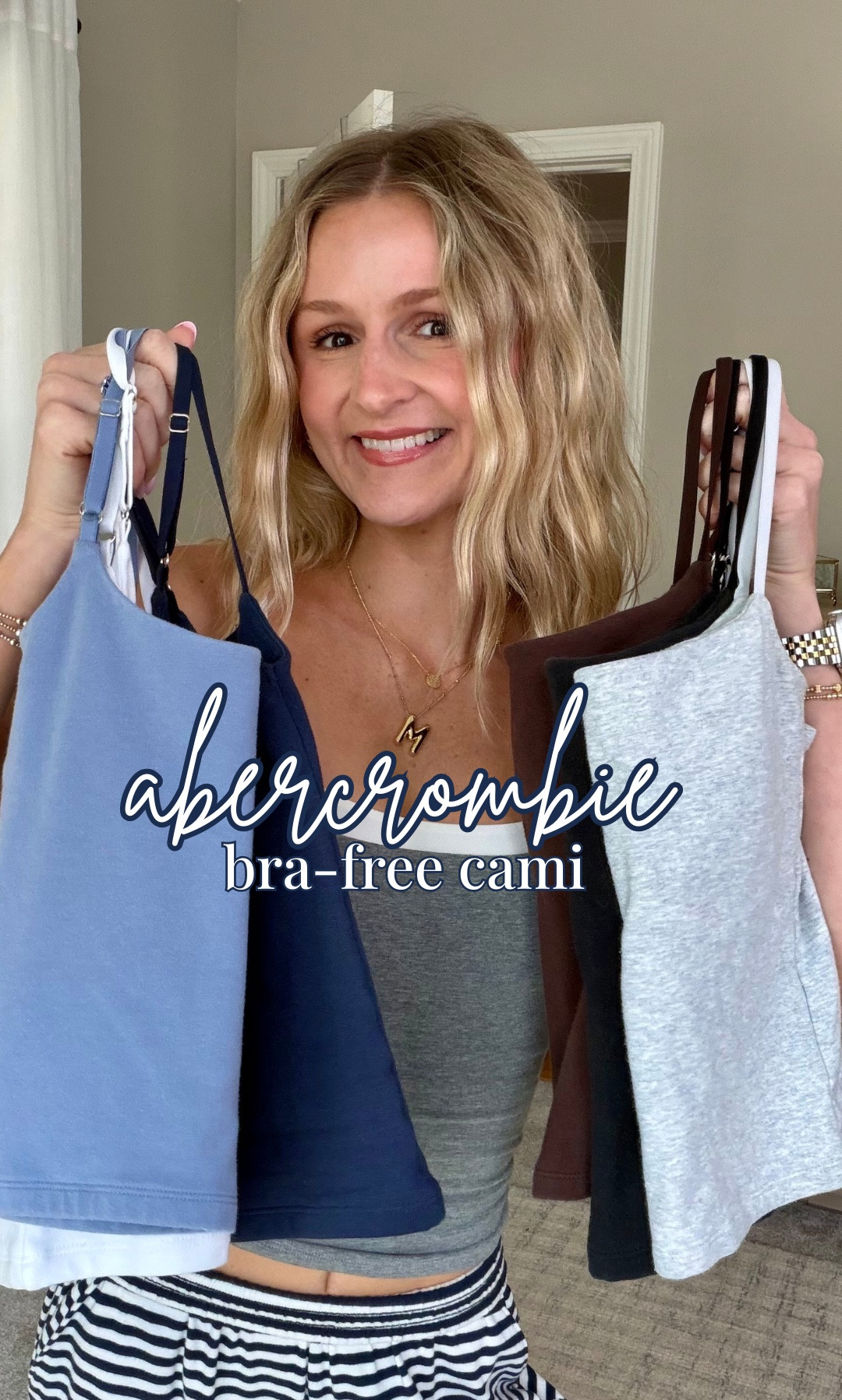 These @abercrombie camis are one of my most worn basics, they are SO GOOD🤌🏼 they released so many new styles this spring and I loved them all! 

They’re 25% off in the LTK Spring Sale, right now, so I’m stocking up for summer. Perfect for layering, wearing with denim, skirts, or under cardigans. 

I wear an xxs. I sized down because I like mine to be on the tighter side but I would recommend your true size for these! 

Use code ‘AFLTK’ at checkout for 25% off through the 15th! 

#ltkspringsale #wardrobebasics #basiccamis #wardrobeessentials #builtinbra #brafree #basictanks #abercrombiesale #abercrombiefavorites

#LTKSpringSale #LTKSaleAlert