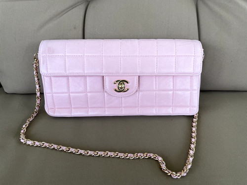 Chanel Vintage Pink Chocolate Bar Shoulder-bag  | eBay | eBay US