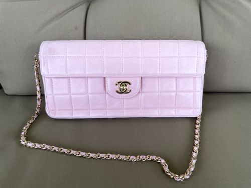 Chanel Vintage Pink Chocolate Bar Shoulder-bag  | eBay | eBay US