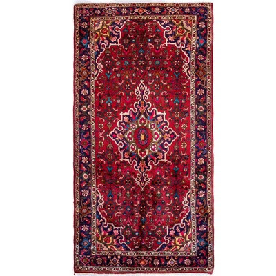 Bukurije One-of-a-Kind 4'8" x 9'10" 1970s Area Rug in Red/White/Blue | Wayfair North America