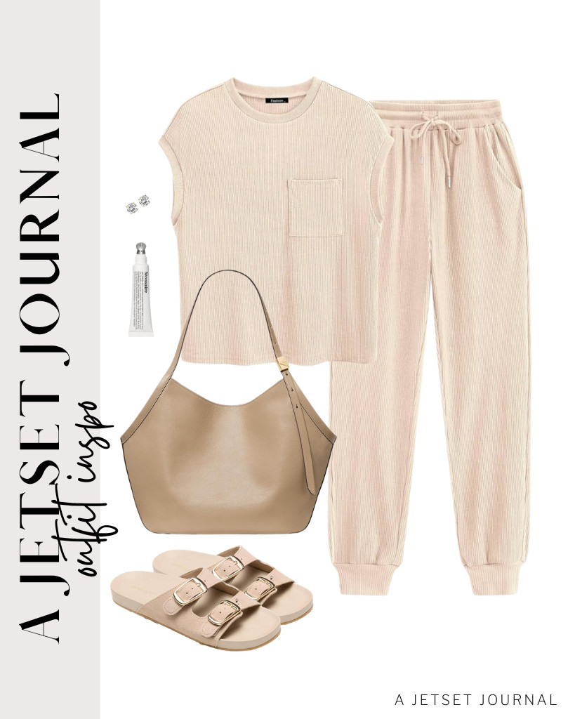 This trendy 'fit from BTFBM proves that staying comfortable doesn't mean sacrificing style. Everyone loves these leather sandals from Project Cloud, and I see why. It matches this look, along with kate spade’s Tulip Tote.

#LTKSeasonal #LTKSaleAlert #LTKTravel 

 