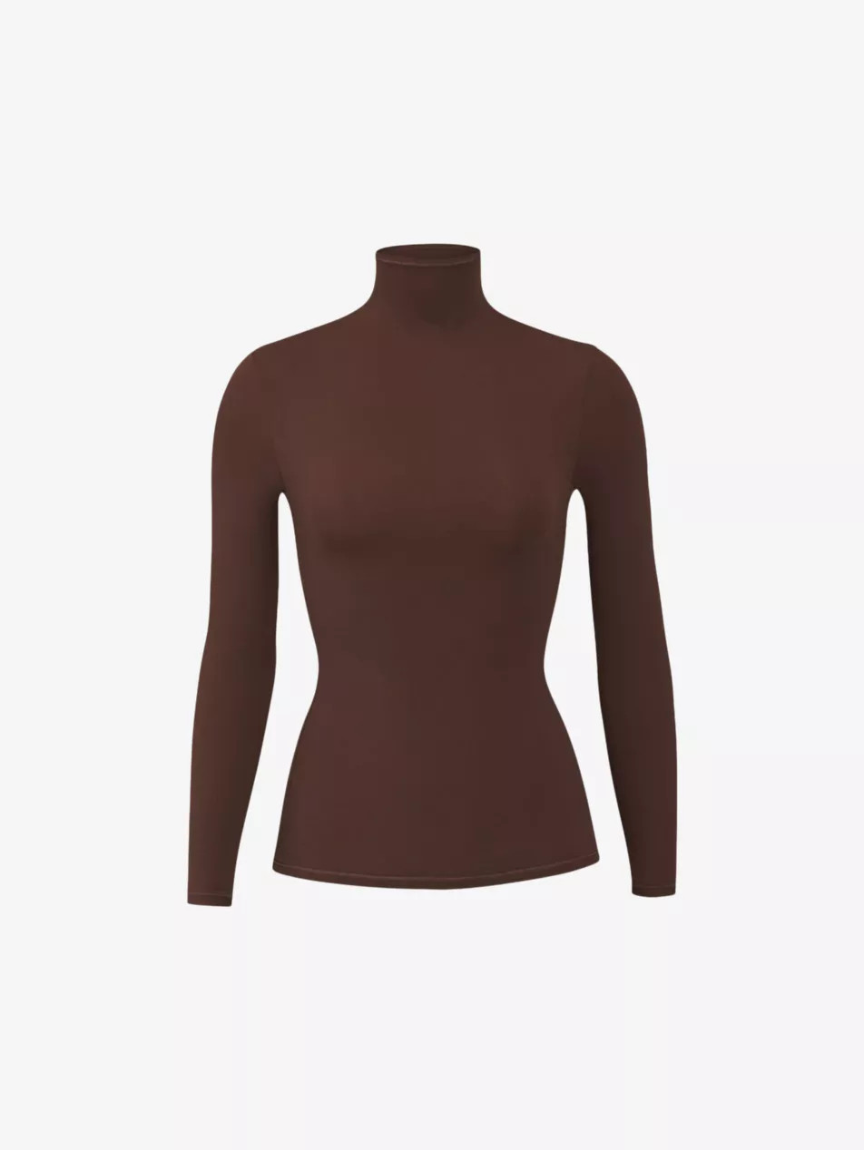 Fits Everybody turtleneck stretch-woven top | Selfridges