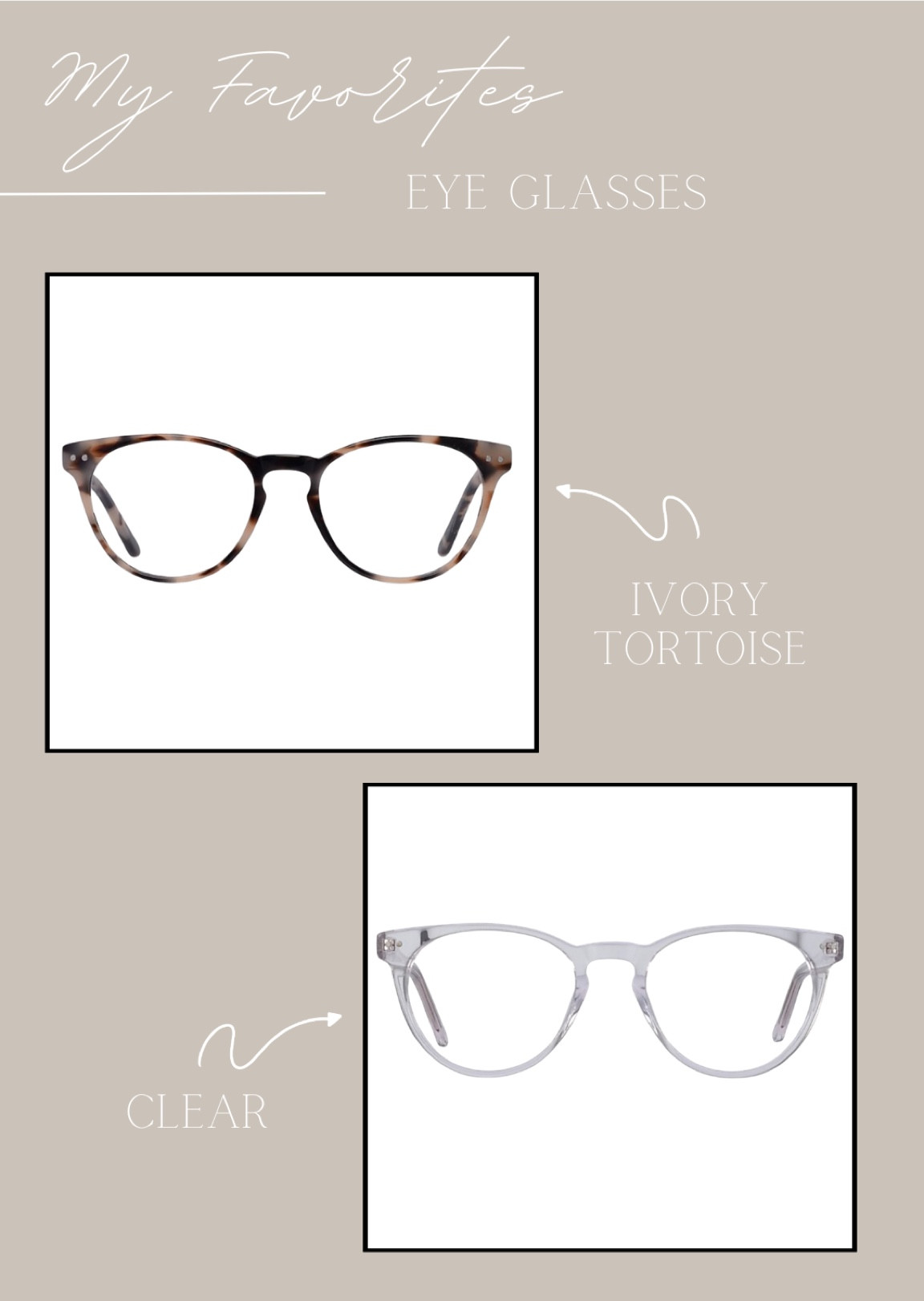 These glasses have been my ride or die for years—I reorder them every time my prescription changes! The ivory tortoise has been my go-to, but this time I’m adding a clear pair to the mix. 👓✨ #LTKFinds 

#LTKSaleAlert #LTKFindsUnder50