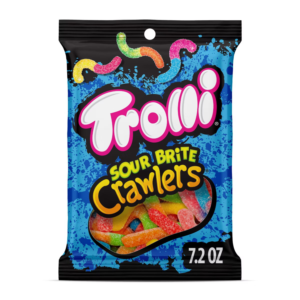 Trolli Candy Sour Brite Crawlers Gummi Worms - 7.2oz | Target