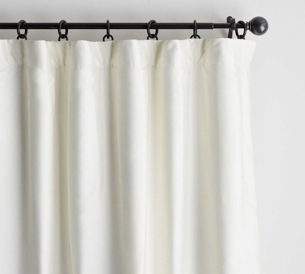 Dupioni Silk Curtain | Pottery Barn (US)