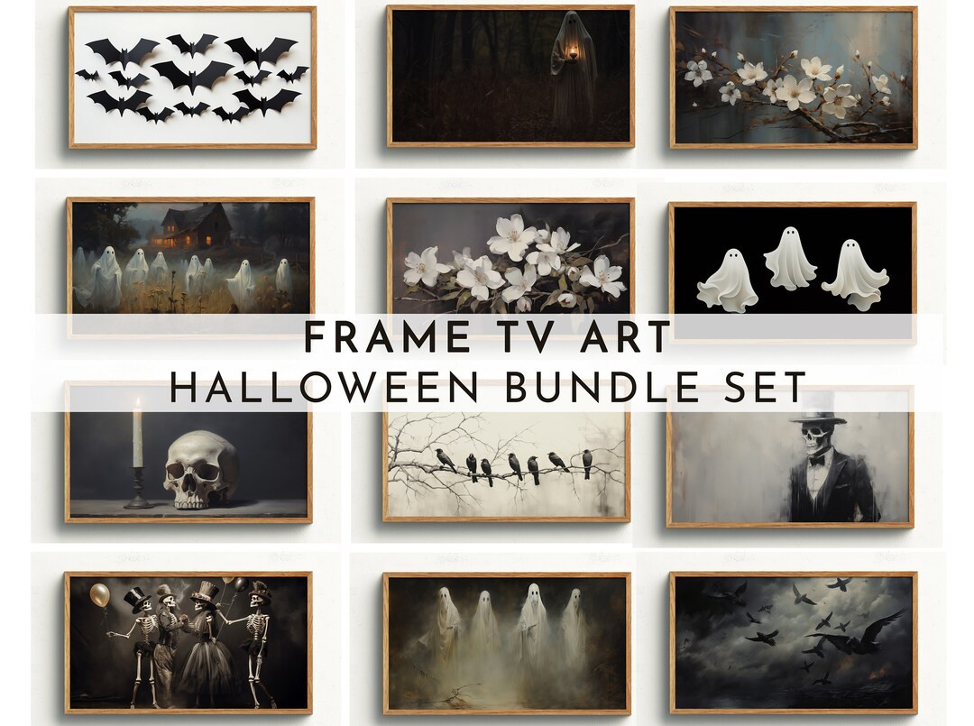 Samsung Frame TV Art Set Halloween Bundle 12 Files Included Halloween Frame TV Art Frame Tv Art F... | Etsy (US)