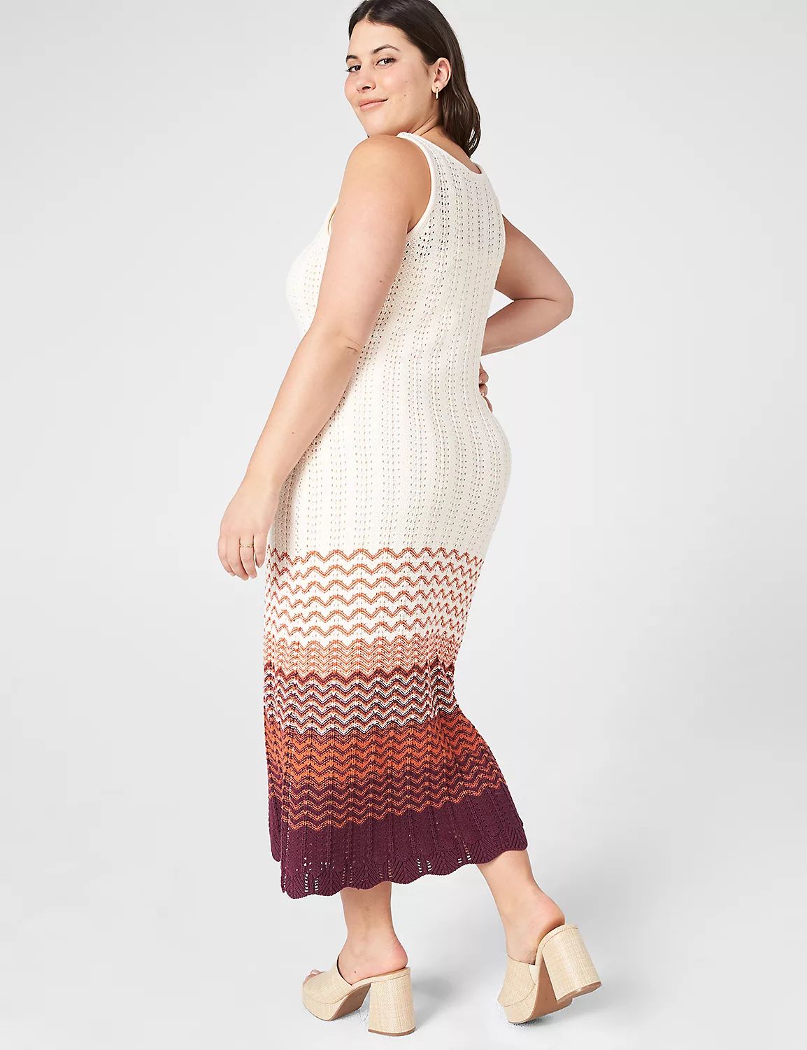 Eco-Friendly Chevron Stripe Sweater Dress | LaneBryant | Lane Bryant (US)