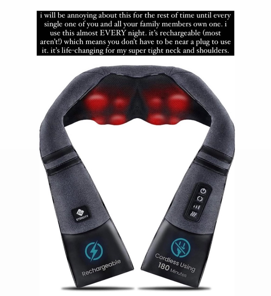 the BEST rechargeable portable massager on sale for amazon big deals prime day

#LTKxPrime #LTKsalealert #LTKhome