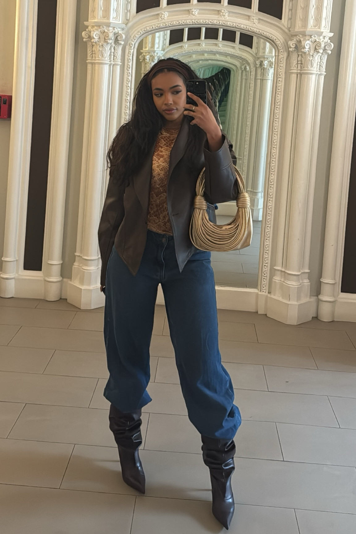 Fall fit with a pop of color 🍂
Top: is a mesh dress from cowboys of habit (no longer available) 

#LTKSeasonal #LTKStyleTip