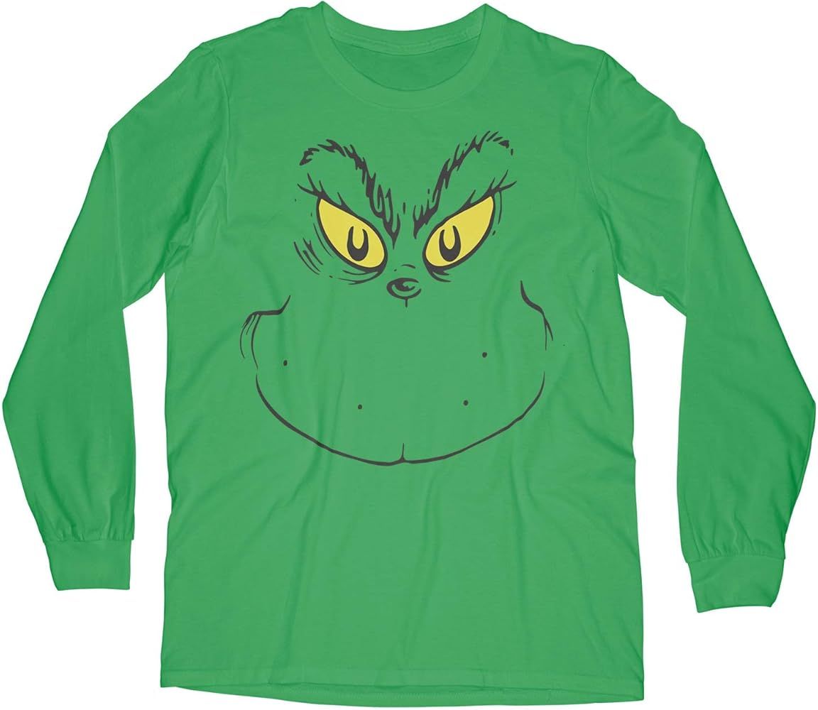 Long Sleeve Face of Stink Stank Stunk Toddler T Shirt for Halloween or Christmas Apparel | Amazon (US)
