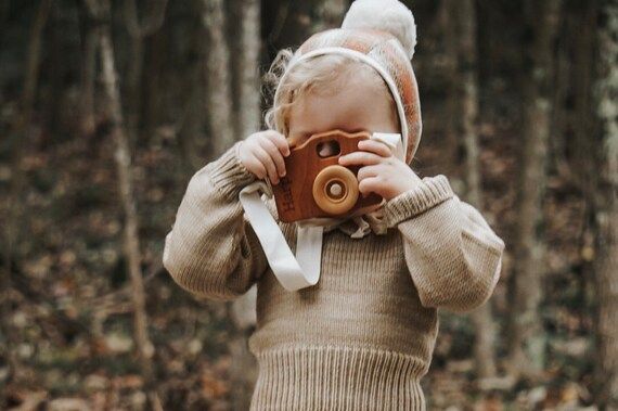 Personalized Children's Wooden toy camera.  Cherry  | Etsy | Etsy (US)