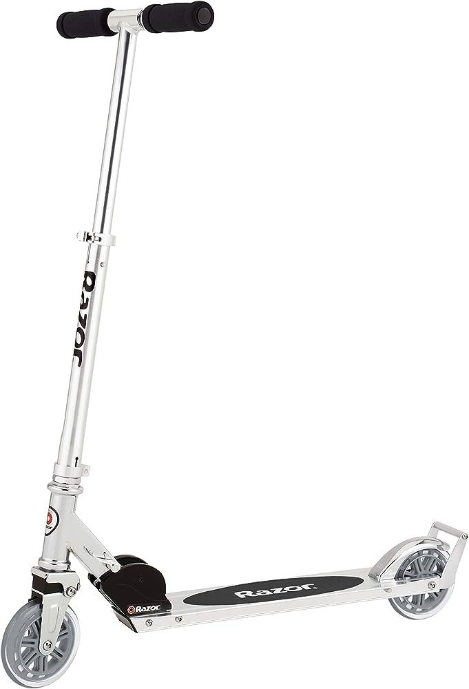 Razor A3 Kick Scooter for Kids - Larger Wheels, Front Suspension, Wheelie Bar, Lightweight, Folda... | Amazon (US)