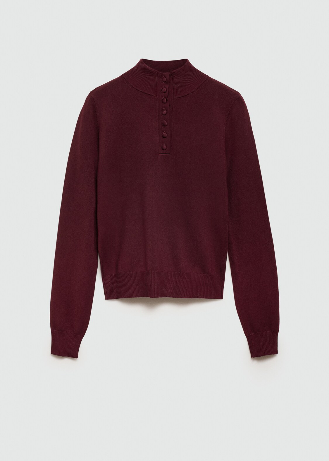 Fine knit sweater with buttons - Women | MANGO USA | MANGO (US)