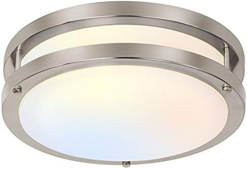 Hykolity 13 inch Flush Mount LED Ceiling Light Fixture, 3000K/4000K/5000K Adjustable Ceiling Ligh... | Amazon (US)