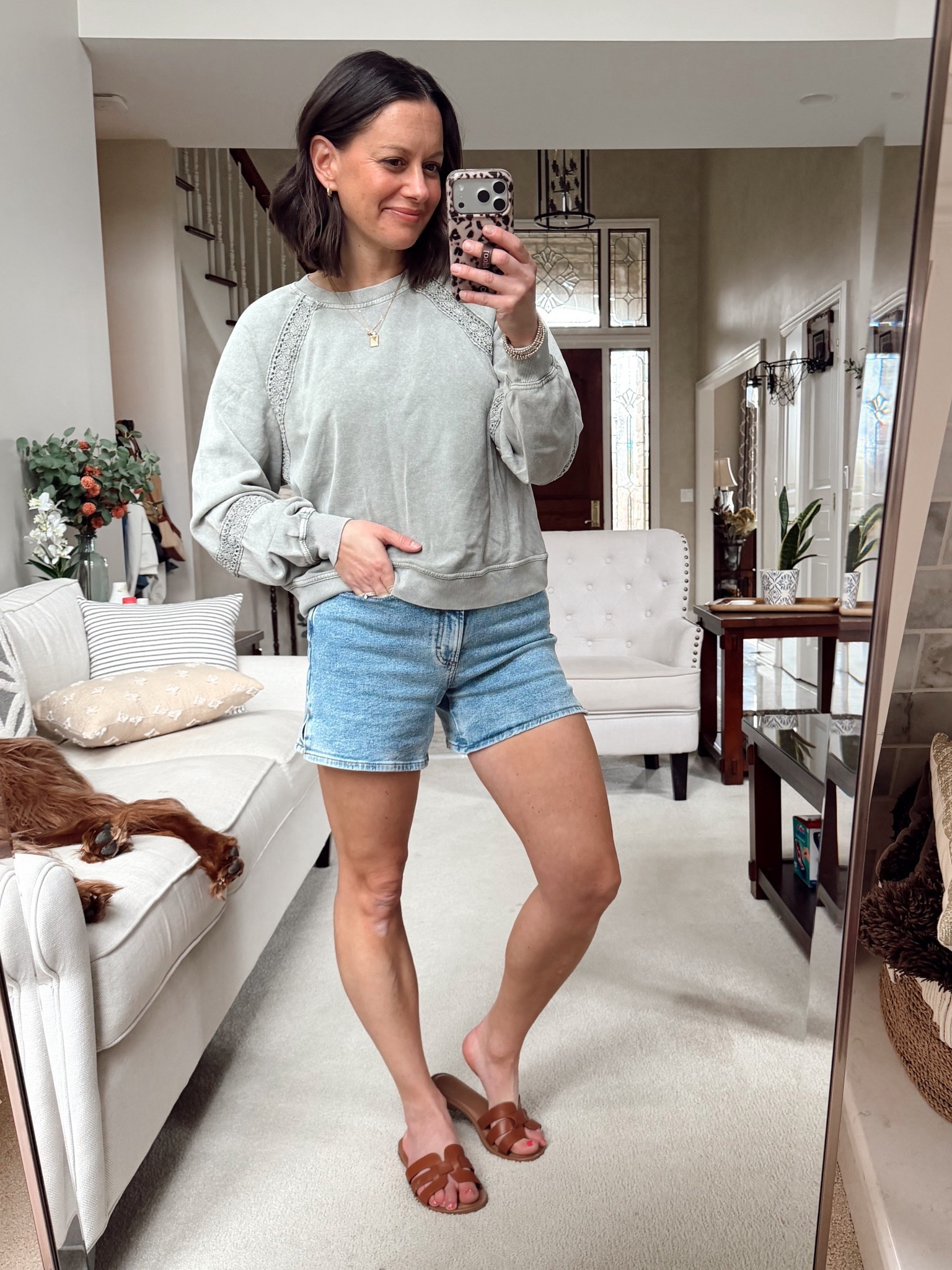 Target new arrivals! Shorts look just like Abercrombie! Both run true to size!

Sweatshirt - small
Shorts - 2



#LTKootd #LTKOver40 #LTKmomlife