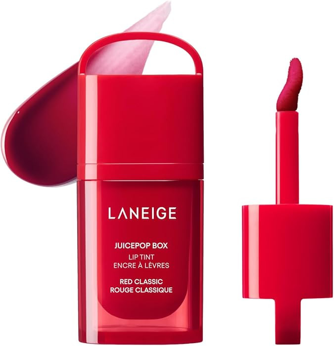 LANEIGE JuicePop Box Lip Tint: 12‑HR Hydrating Lightweight Stain with Buildable Juicy Color & N... | Amazon (US)