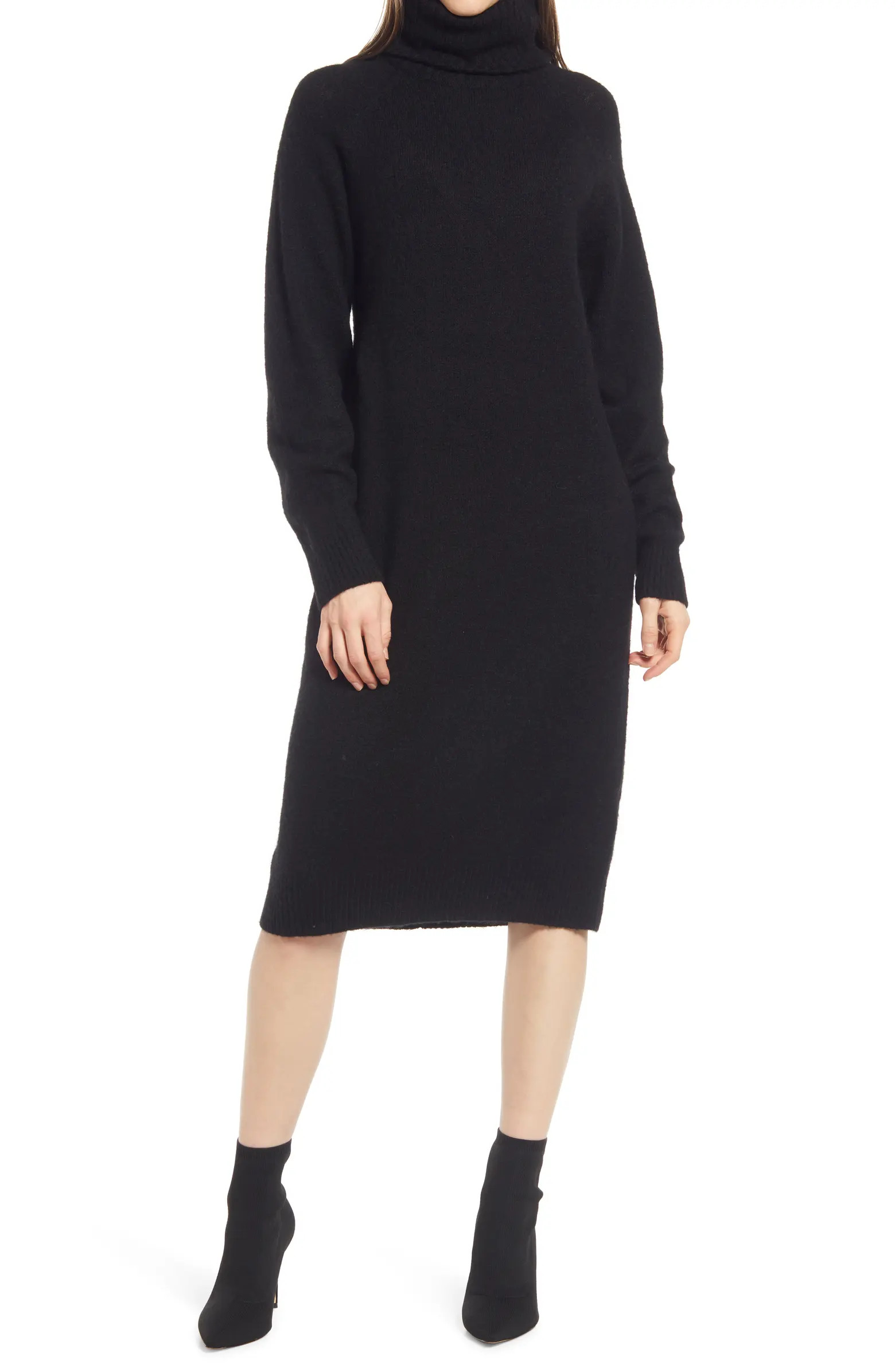 VERO MODA Villa Turtleneck Long Sleeve Sweater Dress | Nordstrom | Nordstrom