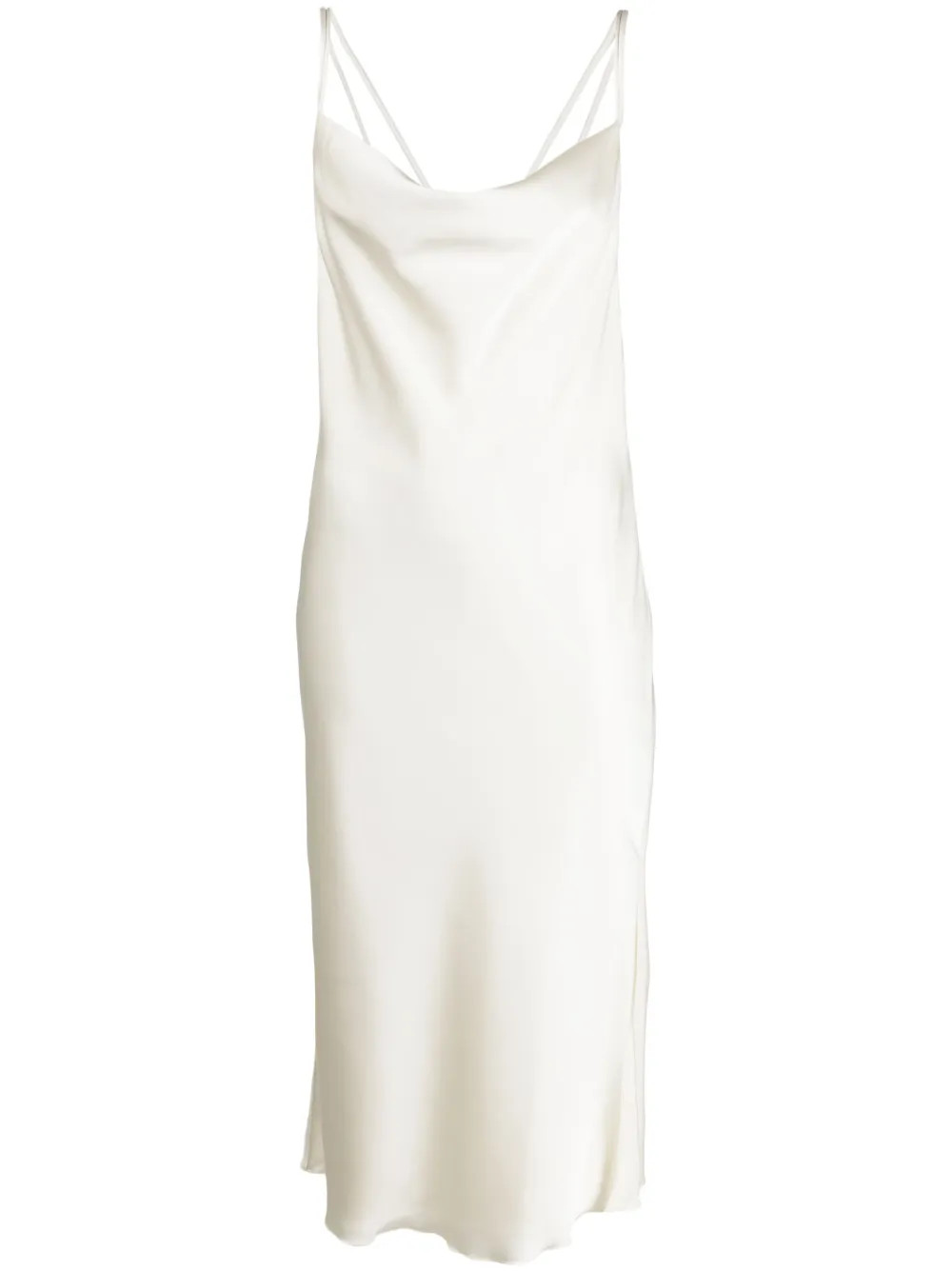Slip dress com abertura posterior | Farfetch Global