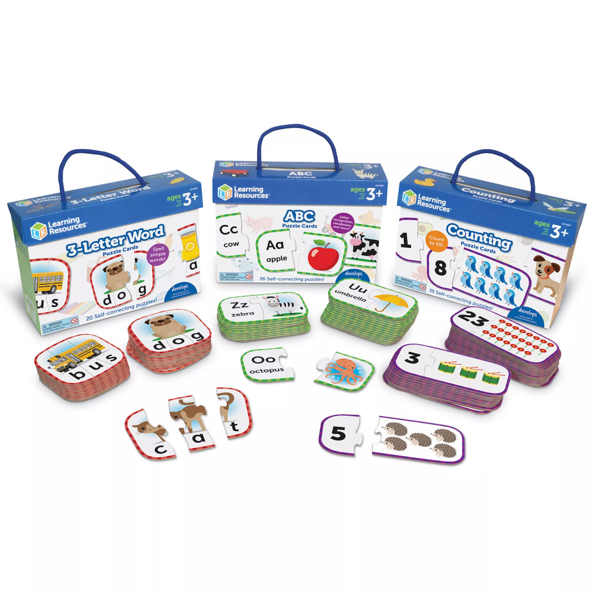 Learning Resources Puzzle Cards PreK Bundle | Kohl's