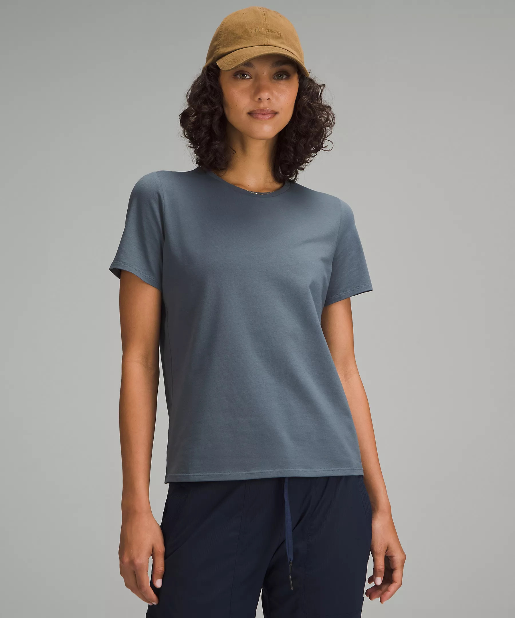Organic Cotton Straight-Hem Crewneck T-Shirt | Lululemon (US)