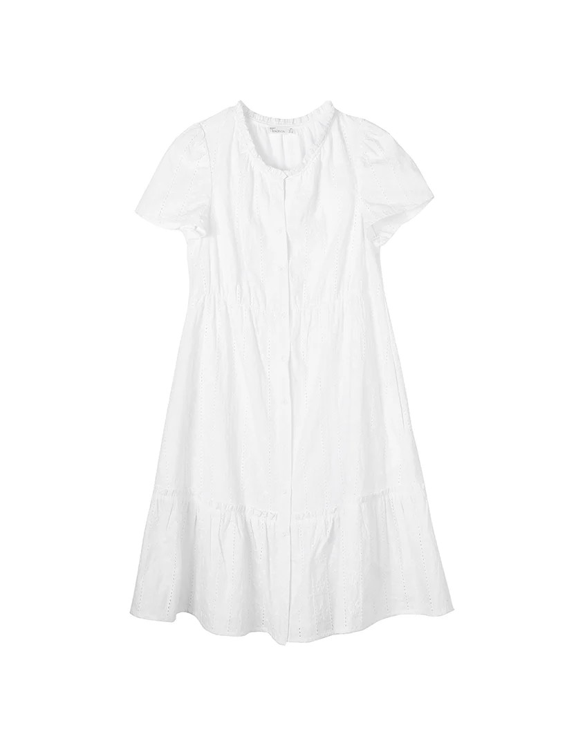 Ruffle Button Front Dress | Daily Thread
