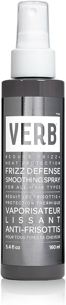 VERB Frizz Defense Smoothing Spray – Anti-Frizz Shield + Heat Protection for Sleek Blowouts –... | Amazon (US)