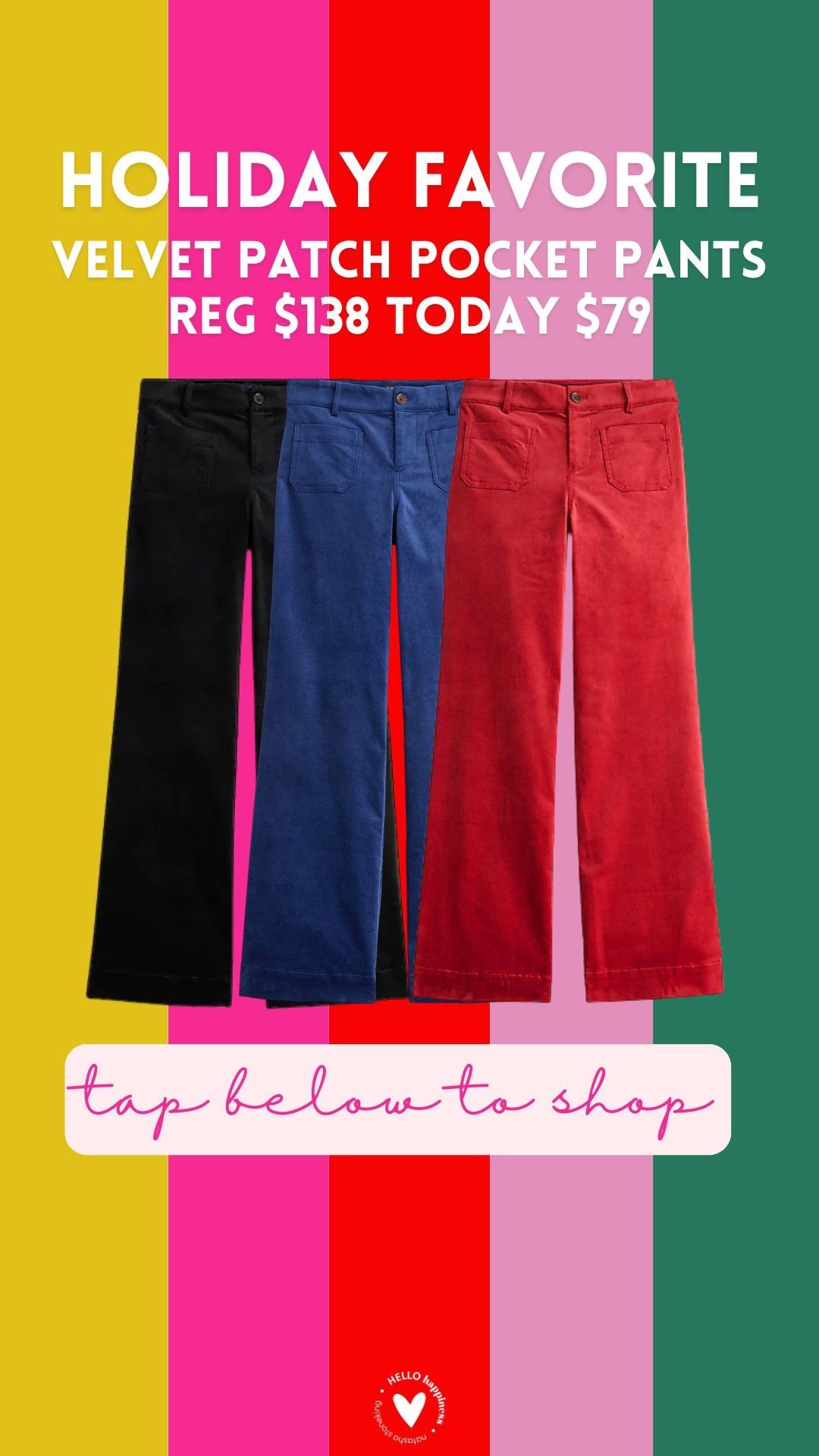 holiday favorite | velvet pants $79 today 

#LTKSeasonal #LTKSaleAlert