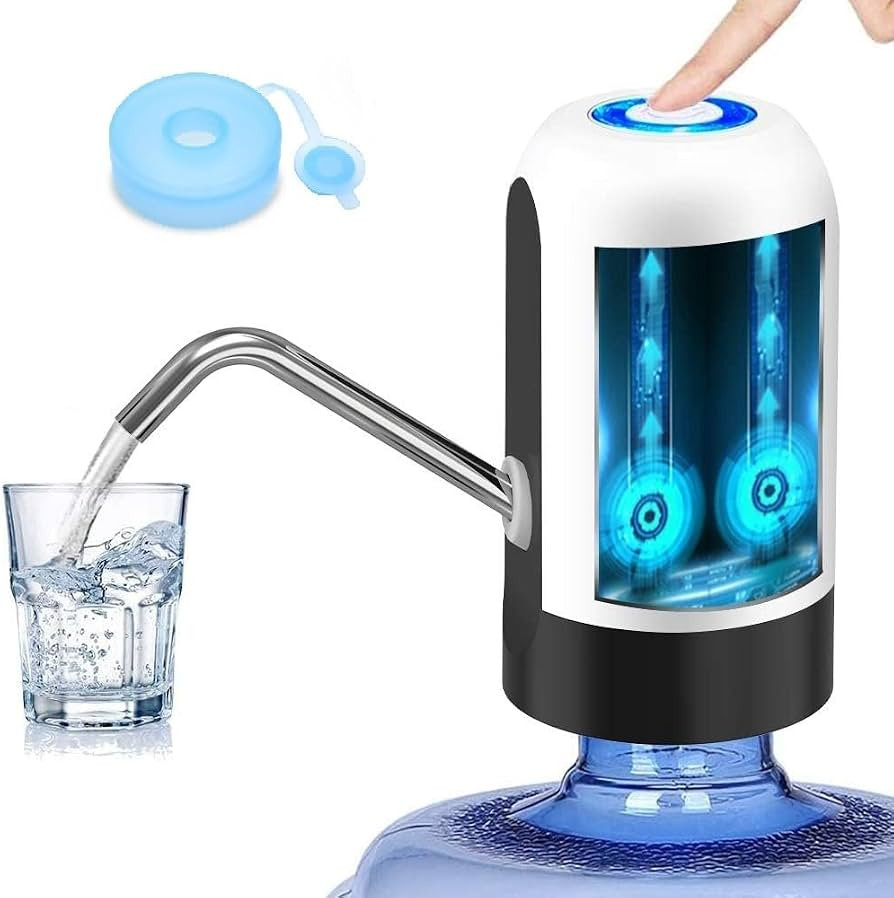 Water Bottle Pump 5 Gallon Water Bottle Dispenser USB Charging Automatic Drinking Water Pump Port... | Amazon (US)