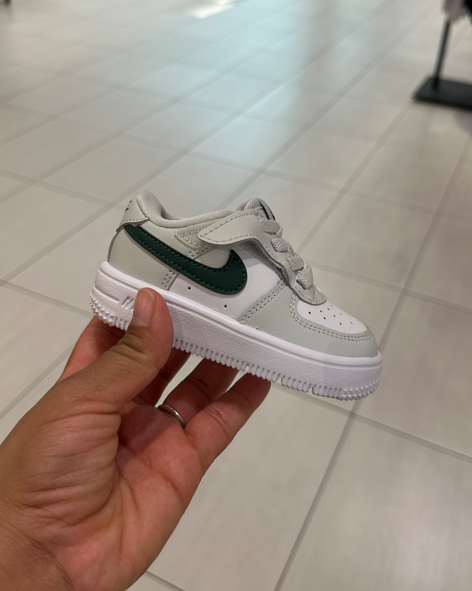 Saw the cutest toddler sneakers today! 👟
The green swoosh is what did for me 💚 
 Need a mommy and me set ☺️

#LTKKids #LTKShoeCrush #LTKActive