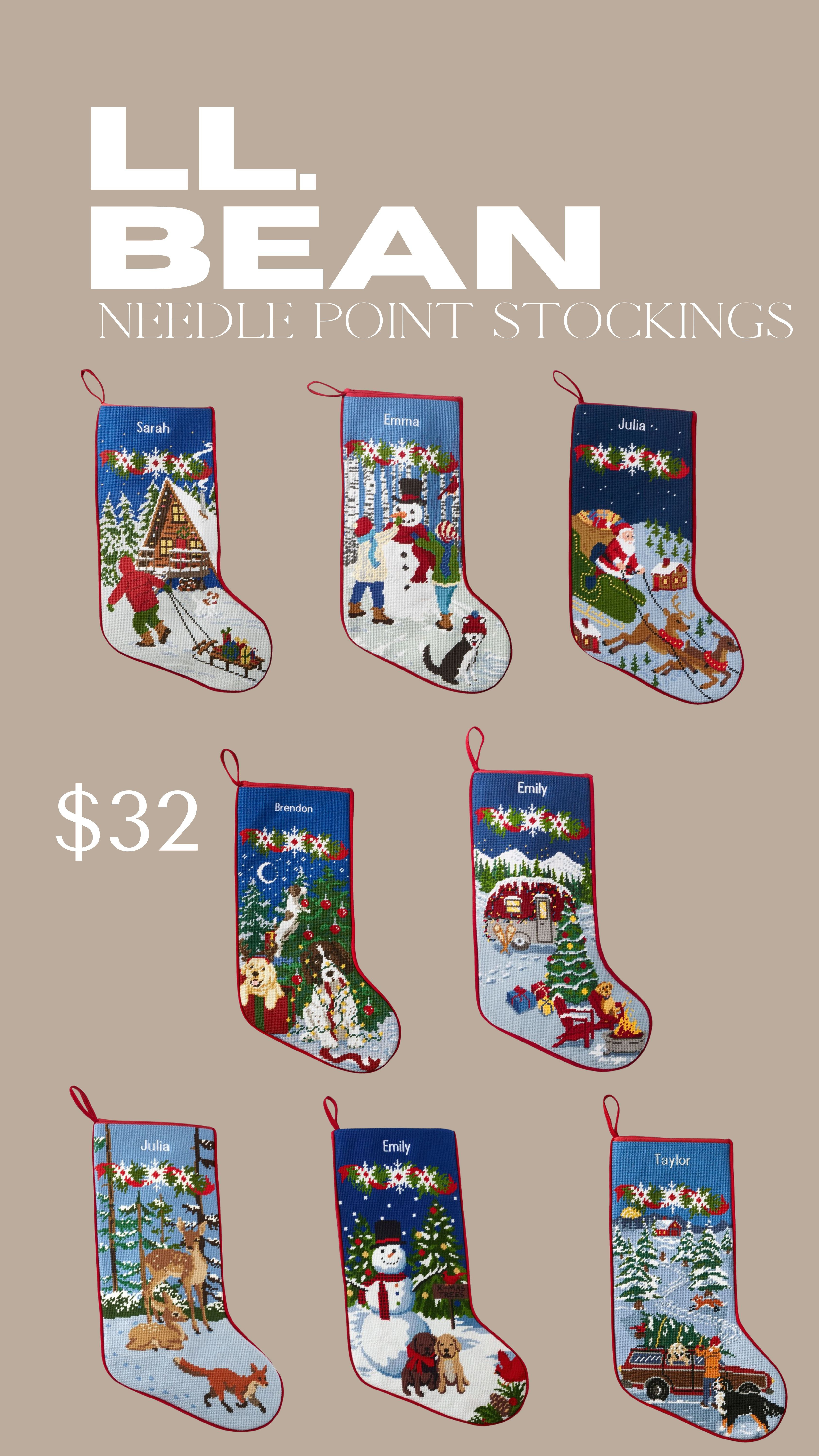 The most nostalgic stockings from LL Bean 🤎 beautifully made and only $32 — such a sweet holiday gift idea. 

 #LTKGiftGuide #LTKHoliday #LTKSeasonal