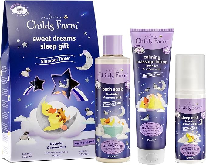 Childs Farm Slumber Time Sleep Gift Set, Sweet Dreams Lavender and Moonmilk, Suitable for Newborn... | Amazon (UK)