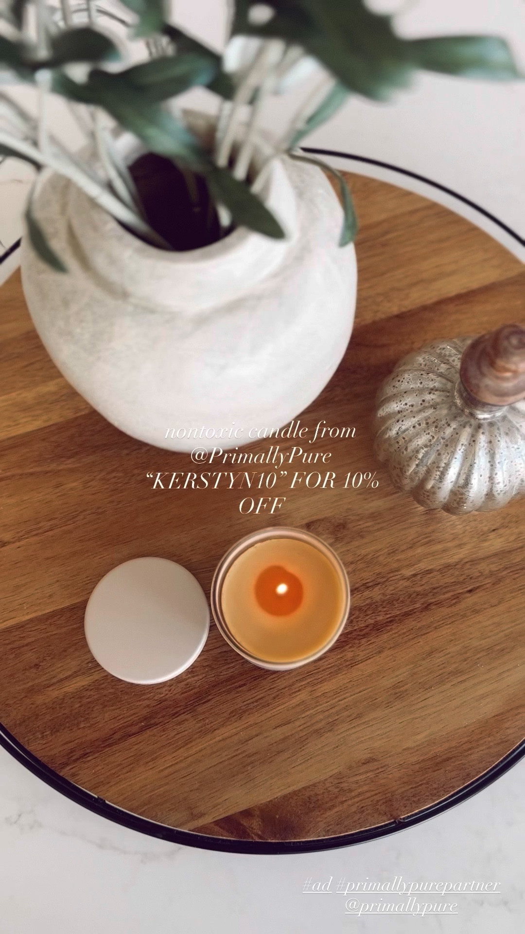 ✨ My go-to nontoxic candle 🤍 Nothing but clean ingredients + the dreamiest scent from @primallypure. It’s the only candle I’ll burn in my home 🕯️ Use code KERSTYN10 for 10% off your favorites!

#LTKFamily #LTKBump #LTKHome