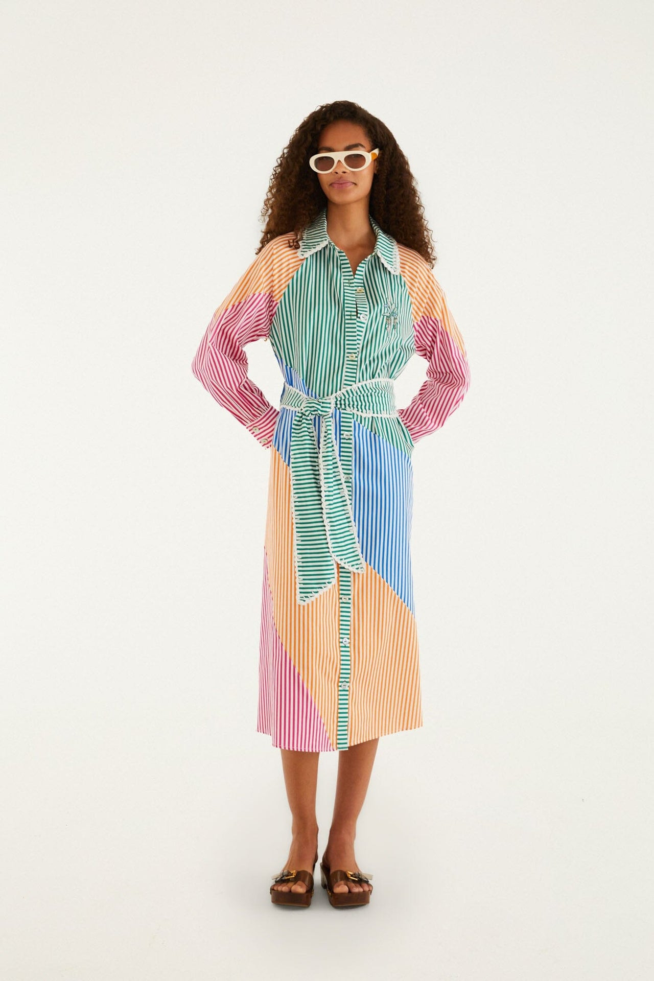 Off-White Delicate Forest Midi Skirt | FarmRio (US)