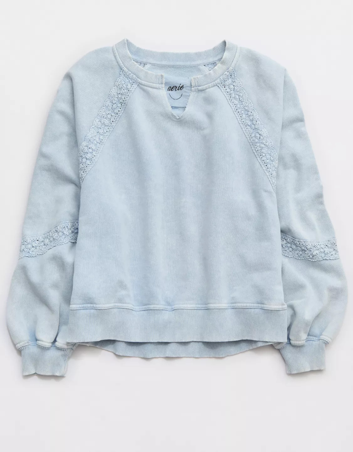 Aerie Hey Crochet Sweatshirt | Aerie