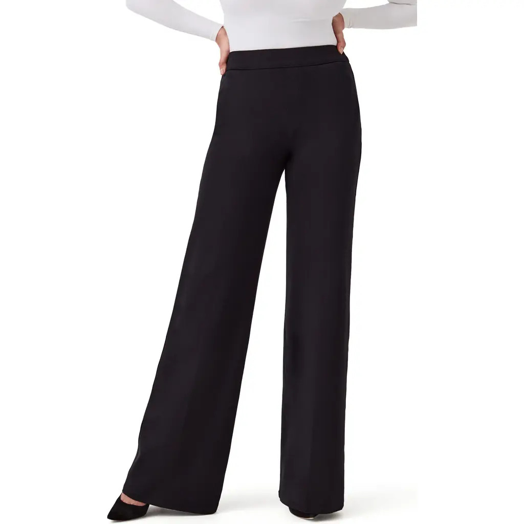 SPANX® SPANXsupersmooth™ PerfectFit Ponte Wide Leg Pants in Classic Black at Nordstrom, Size Small | Nordstrom