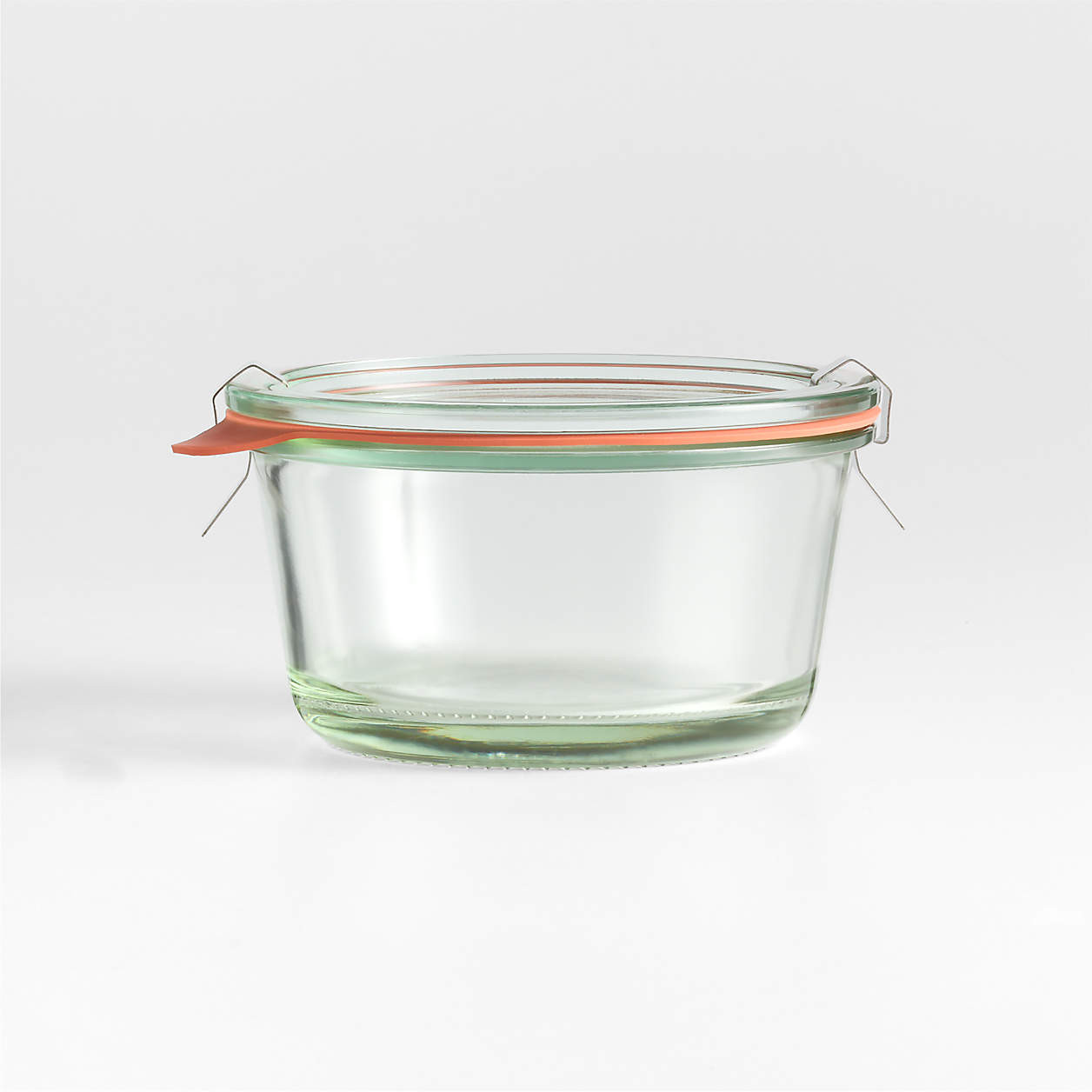 Weck 15.2-oz. Glass Medium Bowl + Reviews | Crate & Barrel | Crate & Barrel