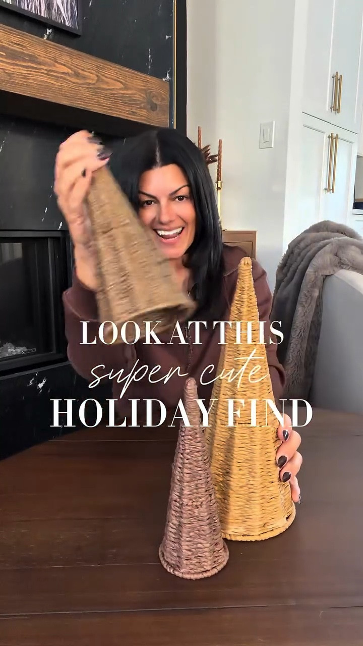 Don’t wait on these! Super cute and so affordable. A modern twist to the rattan Christmas tree trend. You won’t believe the price!

Amazon home find
Amazon holiday decor
Affordable home find 
Christmas teee 

#LTKHome #LTKSaleAlert #LTKSeasonal